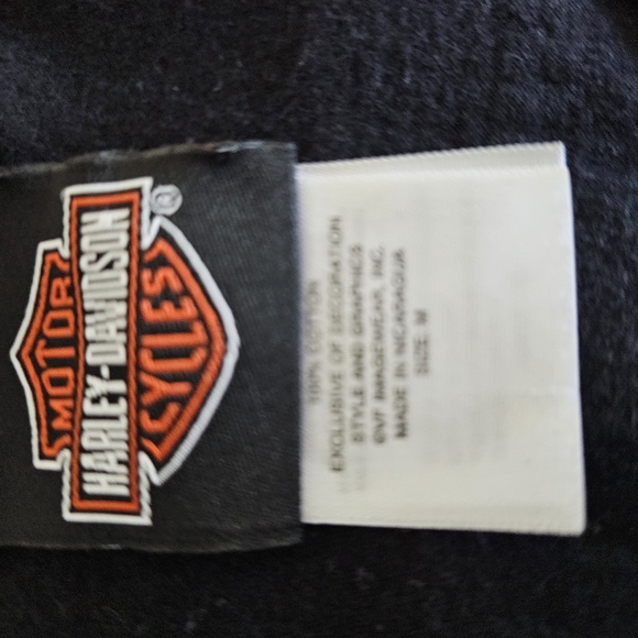 Harley-Davidson Black and Orange T-Shirt - Picture 3 of 3